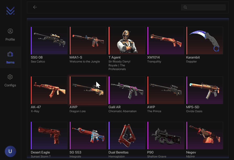 MesaChanger CS2 2 MesaChanger Items