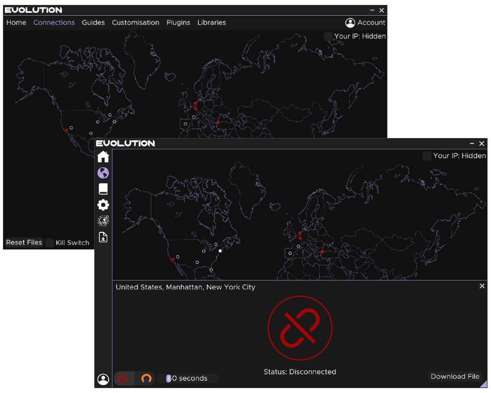 Evolution VPN 1 Clutch Keys - app